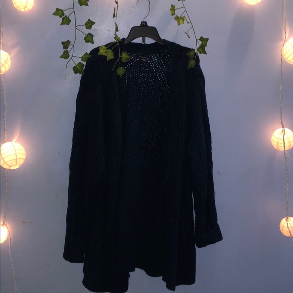 Navy blue cardigan
